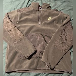 Dark green Nike half zip. Size L worn once